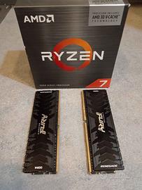 Ryzen 7 5800X3D + RAM 16GB 3600 - Gaming