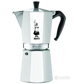 Moka Express 12 Tazze, Manico anti scottatura