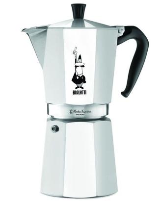 Moka Express 12 Tazze, Manico anti scottatura