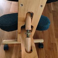 Sedia posturale ergonomica regolabile in altezza