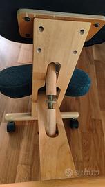 Sedia posturale ergonomica regolabile in altezza