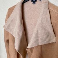 Cardigan lungo beige