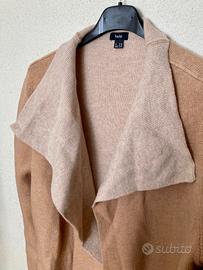 Cardigan lungo beige