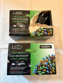 Catena luminosa Led multicolor, 50  x 2 confezioni