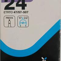 Camera d'aria 24" 1.7-2.2, valvola Presta.