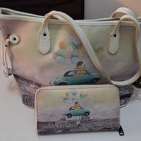 Borsetta con portafoglio abbinato