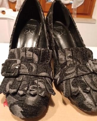 scarpe mocassino con tacco comodo