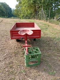 carretto per motocoltivatore o piccolo trattore