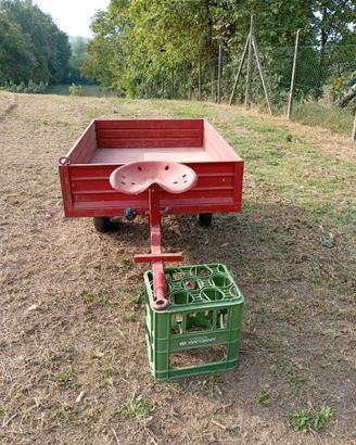 carretto per motocoltivatore o piccolo trattore