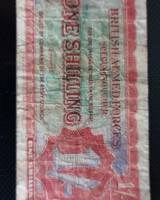 Banconota British Armed Forces  one Shilling