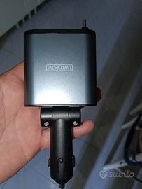 1Caricabatterie da auto rapido 4 porte 