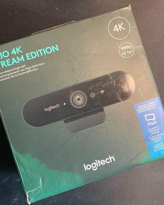 Logitech Brio 4K Ultra HD Webcam – con scatola
