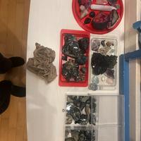 Collezione di minerali e cristalli naturali