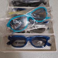 occhiali per visione 3D 