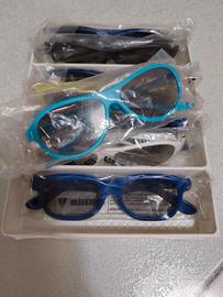 occhiali per visione 3D 