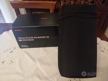 Obbiettivo sigma macro 105mm per Nikon