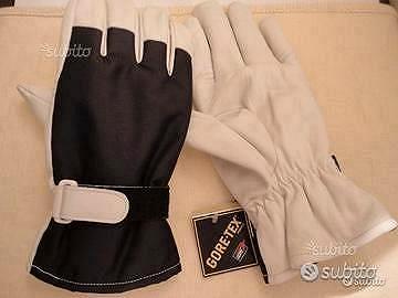 Guanti in goretex e pelle