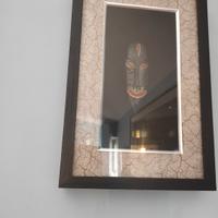 Quadro con figura africana 