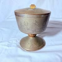 Pisside calice clericale da chiesa con angeli