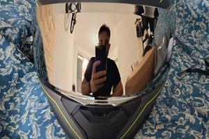 visiera cromata per casco CGM 330G Riot