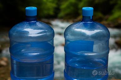 2 Boccione d'acqua Vuoti da 18,9 Litri