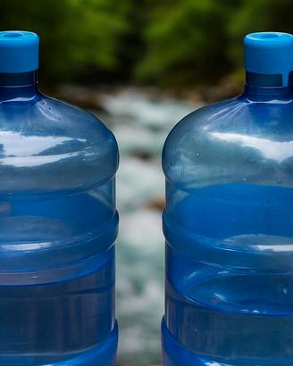 2 Boccione d'acqua Vuoti da 18,9 Litri