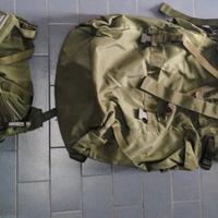 BORSONE MILITARE + ZAINO ANNI '80