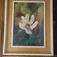 Quadro Dipinto con Fiori "Giandante X"