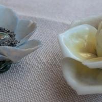 Fiori Segnaposto in porcellana antichi Dipinti