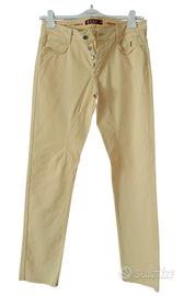 Pantaloni uomo tg. 36 (50) "Siviglia" giallo crema