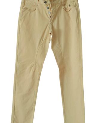 Pantaloni uomo tg. 36 (50) "Siviglia" giallo crema