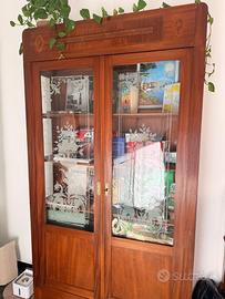 Libreria vetrina - mobile salotto