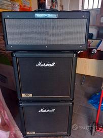 Testata Fender Deluxe e 2 casse marshall