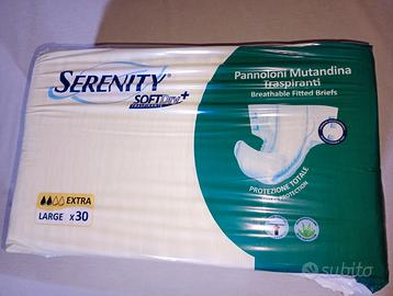 Pannoloni mutandina traspiranti Serenity 120 pezzi