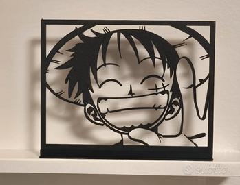 Quadretto Luffy One Piece Decorazione/Cake Topper
