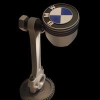 Lampada LED con pistone regolabile personalizzata 