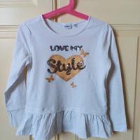 ✨ Maglietta BLUKIDS Maniche Lunghe "Love My Style"