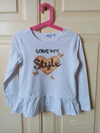 ✨ Maglietta BLUKIDS Maniche Lunghe "Love My Style"