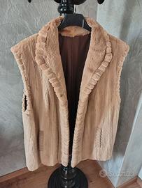 Gilet in visone rasato