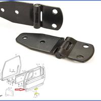 2PZ CERNIERE ESTERNE ANTERIORE + POSTERIORE PORTIE