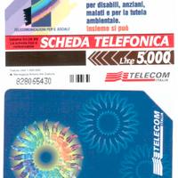 Carta Telefonica Telecom da 5,00 e 10,00 euro