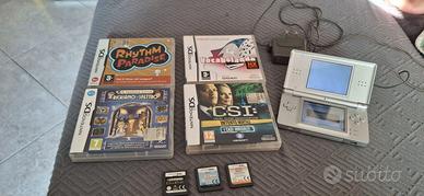 NINTENDO DS LITE +  GIOCHI e Professor Layton