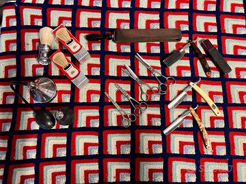 Set da barbiere vintage