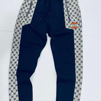 pantaloni tuta gucci blu