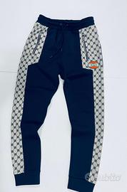 pantaloni tuta gucci blu