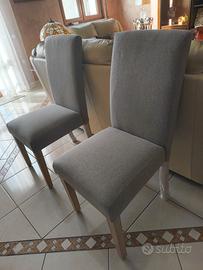 2 sedie poltroncine 