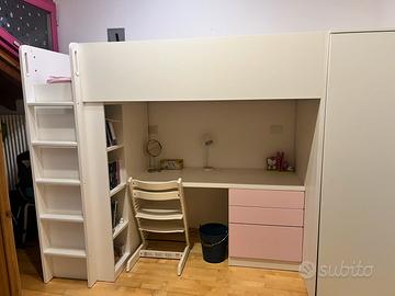 Letto a soppalco ikea SMASTAD