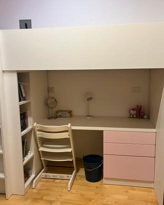 Letto a soppalco ikea SMASTAD