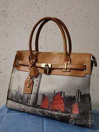 BORSA Y NOT a mano + tracolla