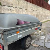 carrello rimorchio con coperchio elettrico a telec